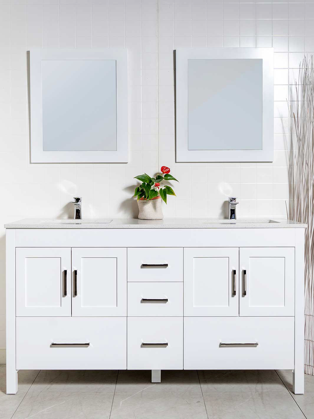 Vanity Bathroom Double Sink 63 inch - Style 7463