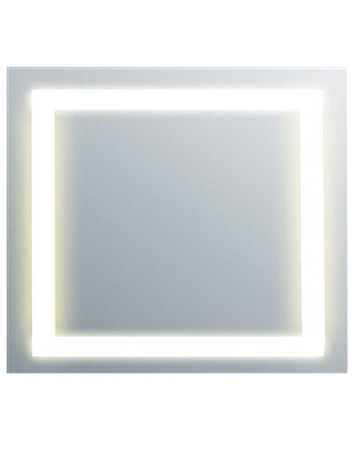 LED Backlit mirror with lights all the way around mirror
