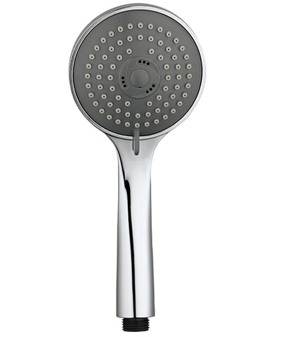 Hand held shower with 3 settings and chrome finish