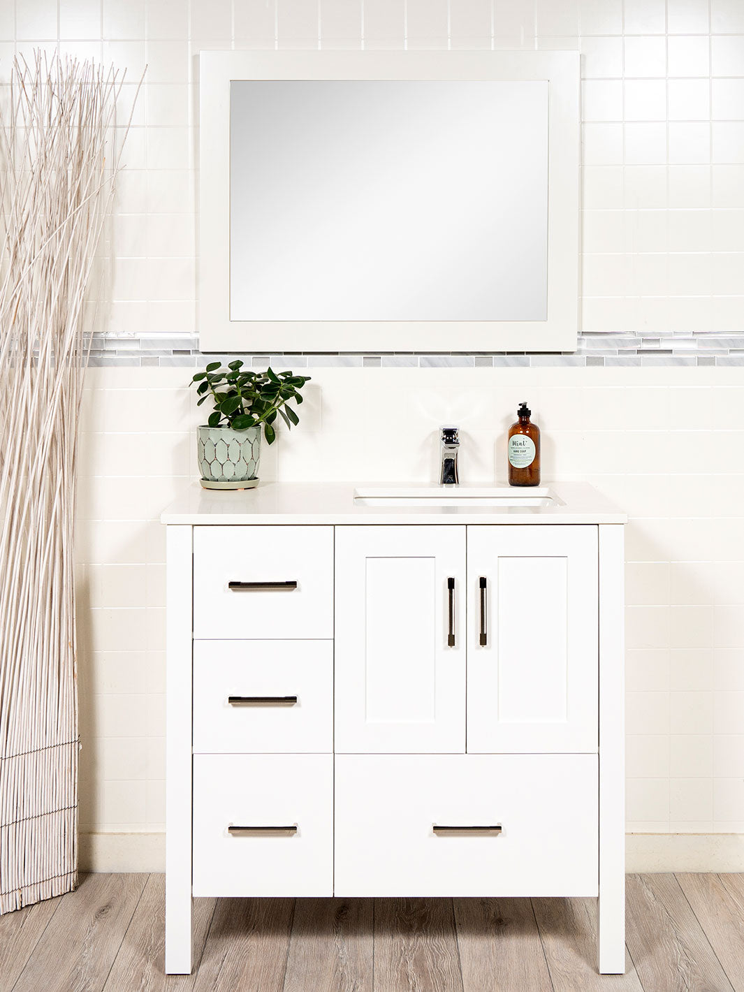 36 inch Vanity - Style 2436 (Sink Right)