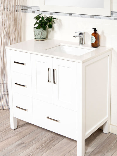 36 inch Vanity - Style 2436 (Sink Right)