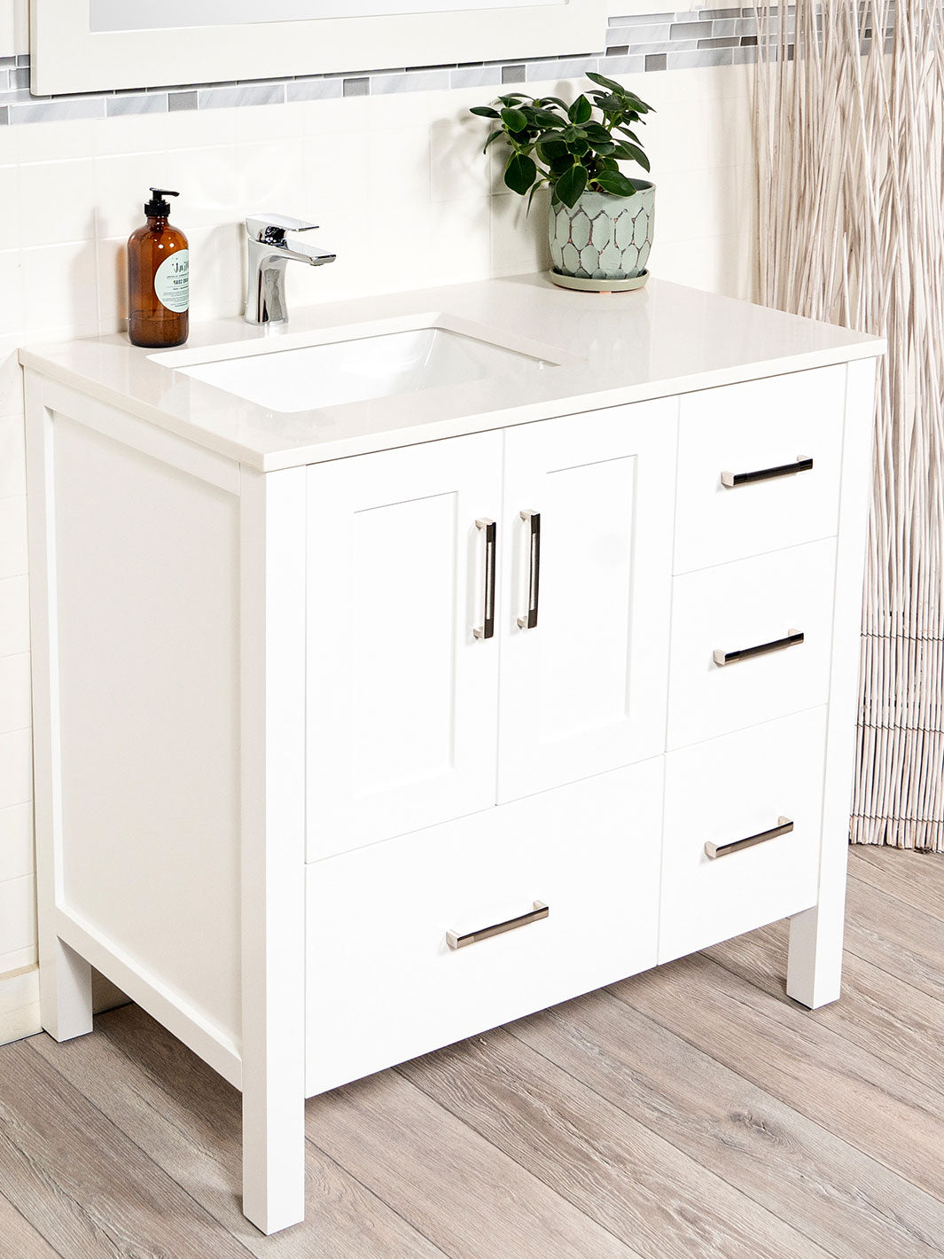 36 inch Vanity - Style 2436 (Sink Left)