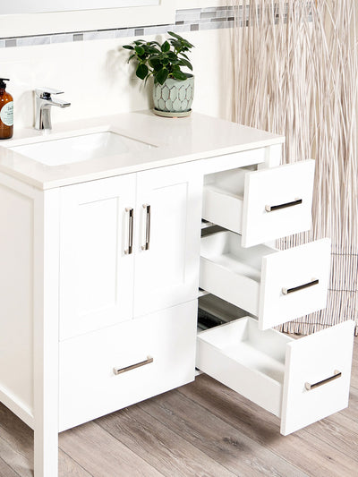 36 inch Vanity - Style 2436 (Sink Left)