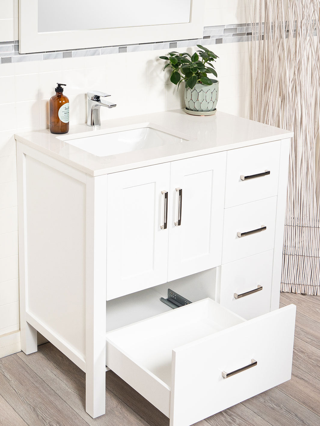 36 inch Vanity - Style 2436 (Sink Left)