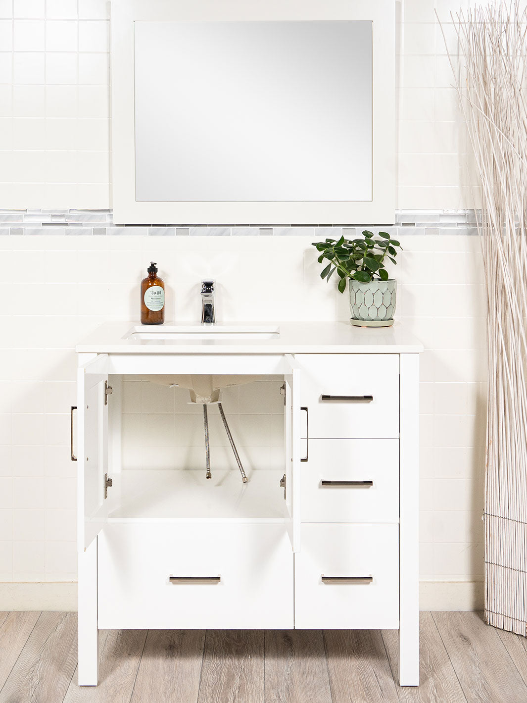 36 inch Vanity - Style 2436 (Sink Left)