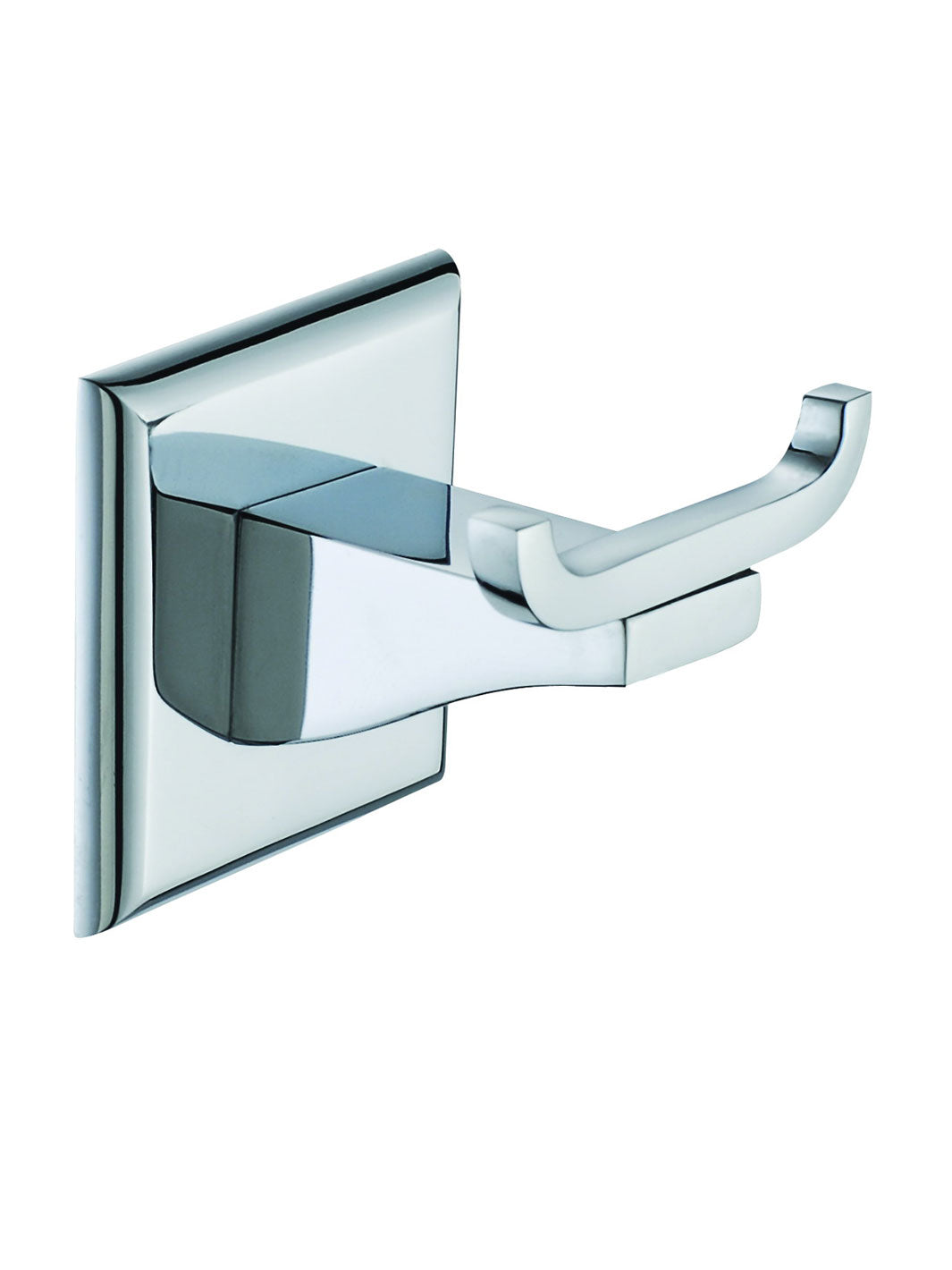 double robe hook in chrome