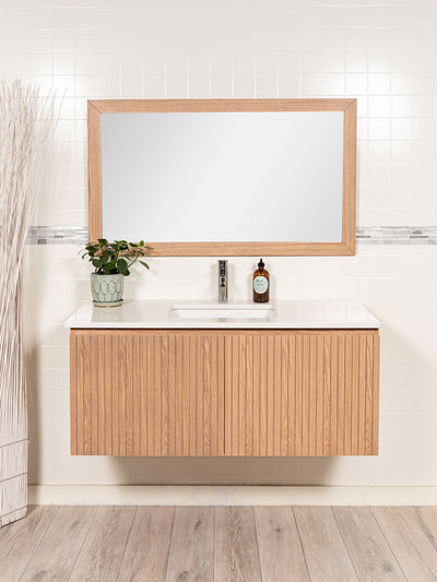 48 inch Floating Vanity in Reeded Design - Style 5748