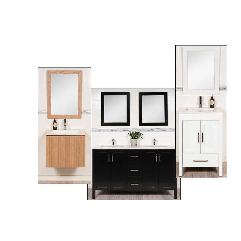 floating vanity, black double vanity, small white vanity