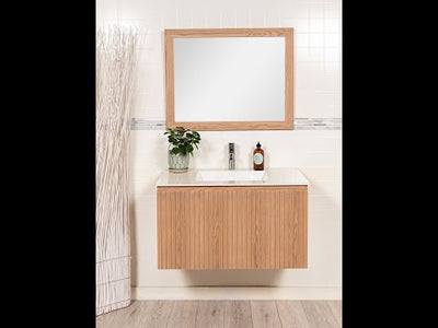 36 inch Floating Vanity with Reeded design - Style 5736