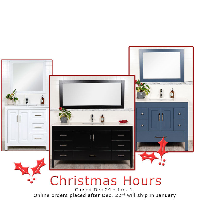 modern bathrooms christmas hours