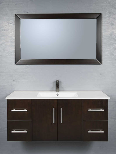 48 wall mount vanity with sink
