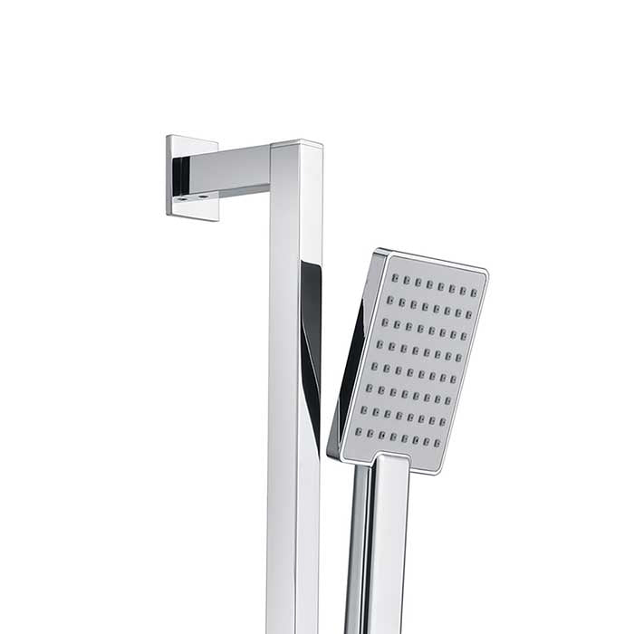 square bar of sliding shower bar